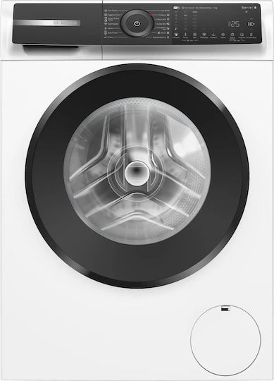 Bosch Πλυντήριο Ρούχων 9kg με Τεχνολογία Ατμού 1400 Στροφών Home Connect WGH24400BY