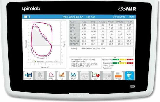 Spirometer Mir Spirolab Neu Ohne Oximetrie Index Turbine
