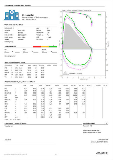 Spirometer Mir Spirolab Neu Ohne Oximetrie Index Turbine