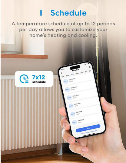 Meross Digital Thermostat Raum Intelligent mit WLAN
