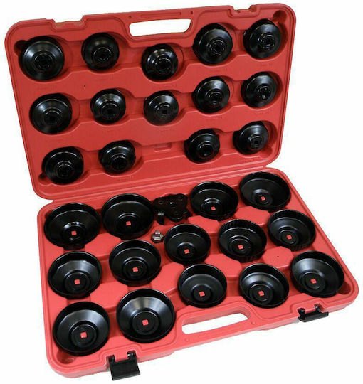 Silver Oil Filter Sockets 30pcs