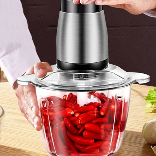 Mini Tocător Multi 850W Cu Recipient 2L Gri