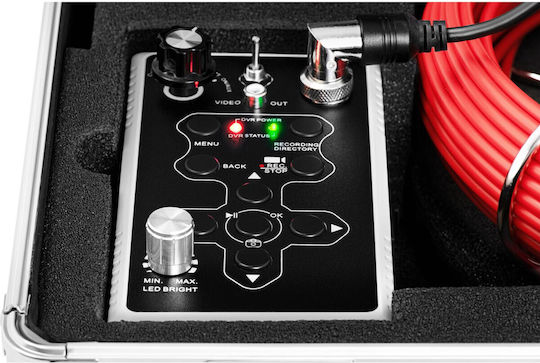 Endoskop-Diagnose-Inspektionskamera im Koffer 12 LED TFT 7'' SD 30 m