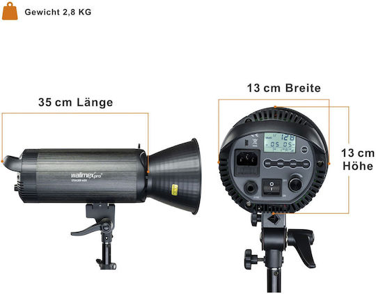 Walimex 400 HSS Set Double Kit Φωτισμού για Studio