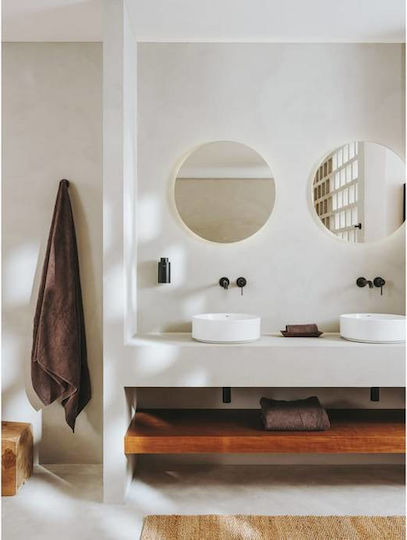 Roca Carelia Built-in Mixer & Spout Set for for Bathroom Sink 1 Exit Silver