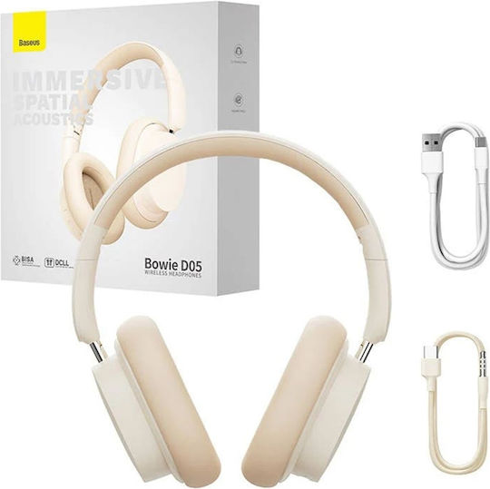Baseus Bowie D05 Wireless / Wired Over Ear Headphones with 70 hours of Operation Pink