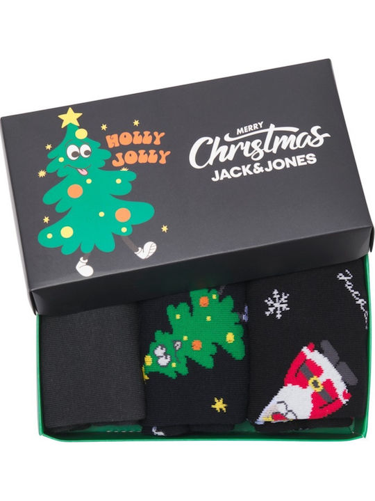 Jack & Jones Șosete pentru Copii Black 3 Perechi
