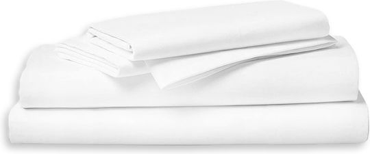 White Smooth Hotel Bed Sheet/140x260
