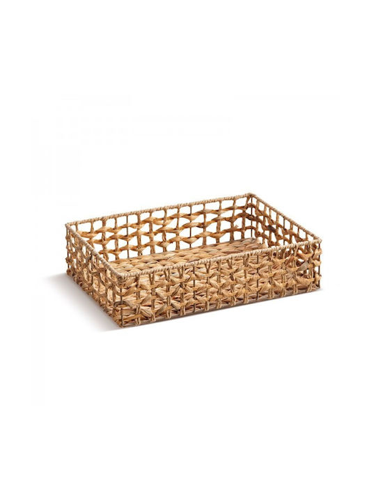 JK Home Decoration Σετ Διακοσμητικά Καλάθια Μπαμπού Καφέ 3τμχ