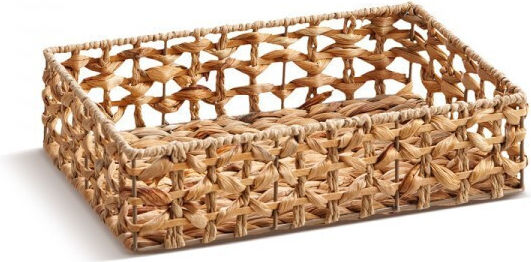 JK Home Decoration Set of Decorative Bamboo Baskets Brown 3 Pieces