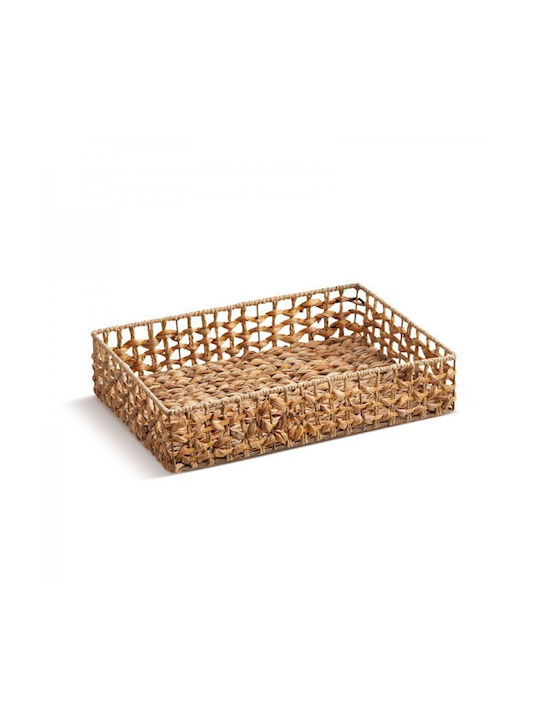 JK Home Decoration Σετ Διακοσμητικά Καλάθια Μπαμπού Καφέ 3τμχ