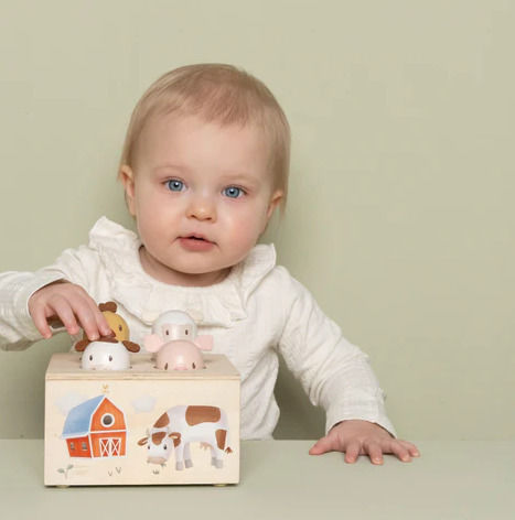 Little Dutch Animal made of Wood with Sounds for 12++ Months