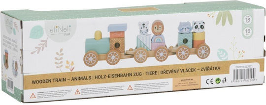 Eli Neli Montessori Zoo Wooden Train Blocks