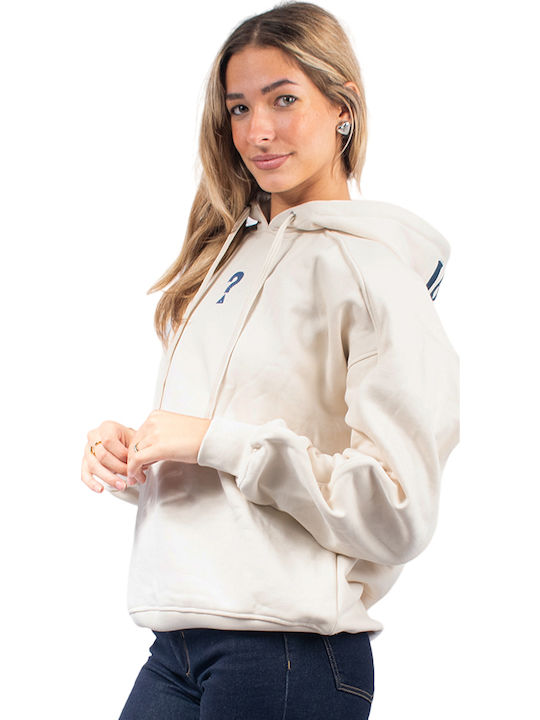 Women's Sweatshirt Hooded Beige