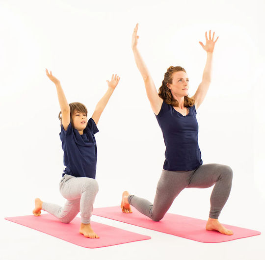 Eco-friendly Yoga Mat Adults Sun Moon Pink