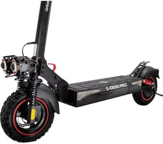 UrbanGlide Escooter Ecross Pro II 48V 800W Trotinetă Electrică cu Viteză Maximă 25km/h și Autonomie Maximă 50km în Culoare Neagră