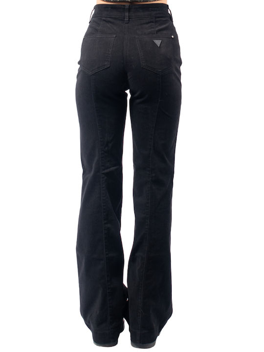 Guess Women's Cotton Trousers Black