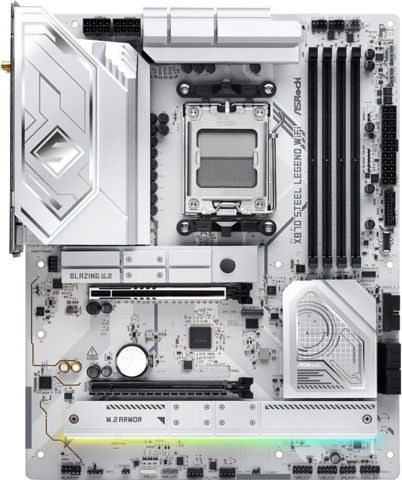 ASRock Steel Legend WiFi X870 Motherboard ATX με AMD AM5 Socket 90-MXBPJ0-A0UAYZ