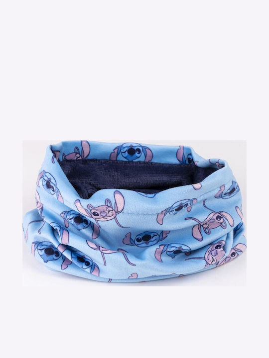 Kids Beanie Set with Scarf & Gloves Knitted Blue 3pcs