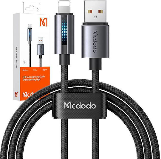 Mcdodo USB-A to Lightning Cable 18W Μαύρο 1.2m 522R81