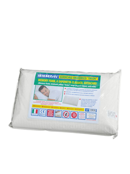 Luropas Μαξιλάρι Ύπνου Memory Foam Ανατομικό 42x72x12cm