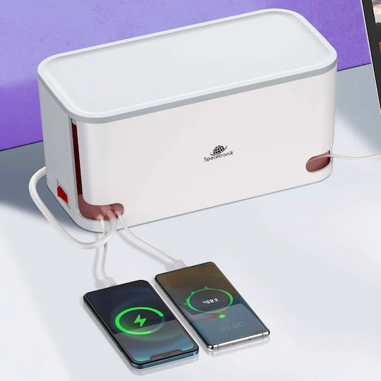 Organizer Box Charging Station 5xac 3xusb Outlets