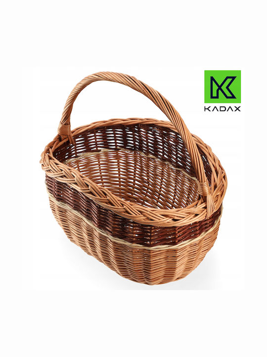 Kadax Decorative Basket Wicker Beige