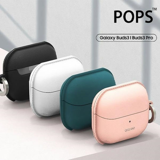 Araree Pops Case in White color for Samsung Galaxy Buds 3 / 3 Pro