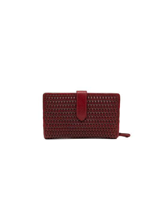 Guy Laroche Large Leather Women's Wallet Red