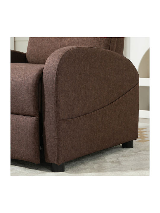 Relax Armchair with Footstool Coffee 69x85x100cm