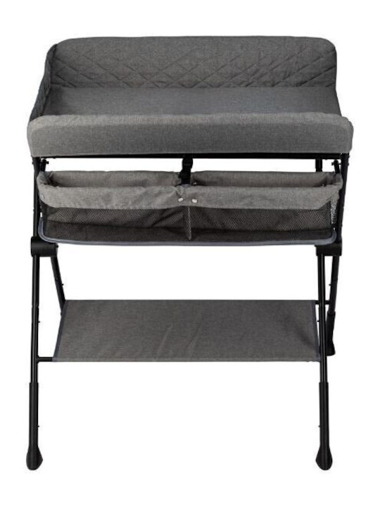 Baby Changing Table Furniture Gray 76.5x71x90cm