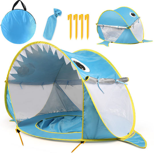 bebeLOGIC Shark Pop Up Kinder Blau