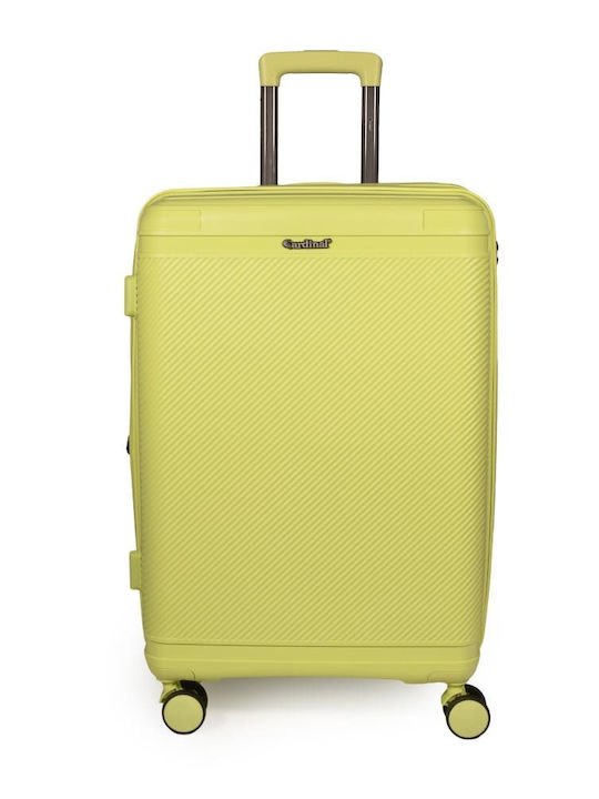Cardinal Βαλίτσες Ταξιδιού Σκληρές lemon yellow με 4 Ρόδες Σετ 3τμχ