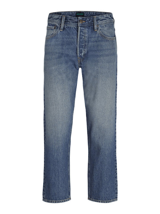 Jack & Jones Men's Denim Pants in Tapered Line Blue Denim