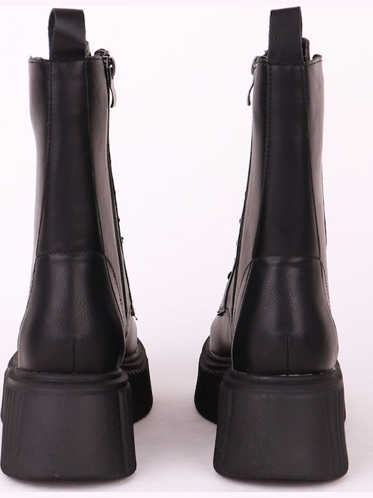 Stiefeletten Damen Schwarz