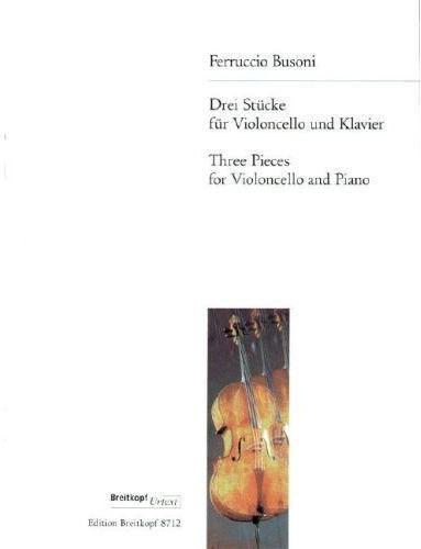 Breitkopf & Hartel Busoni Three Pieces Παρτιτούρα