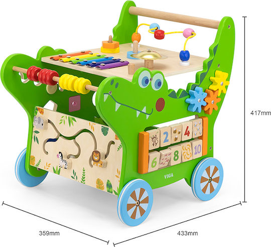 Viga Toys Κροκόδειλος Πράσινη