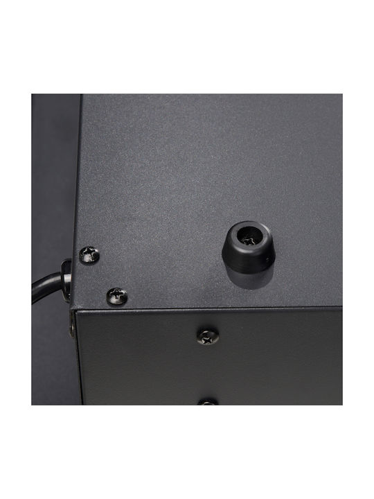 HomCom Wall Mounted Electric Fireplace 1800W 152.4x45cm Black