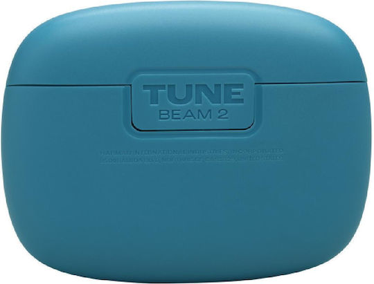 JBL Tune Beam 2 In-ear Bluetooth Handsfree Earphones with Sweat Resistance and Charging Case Turquoise