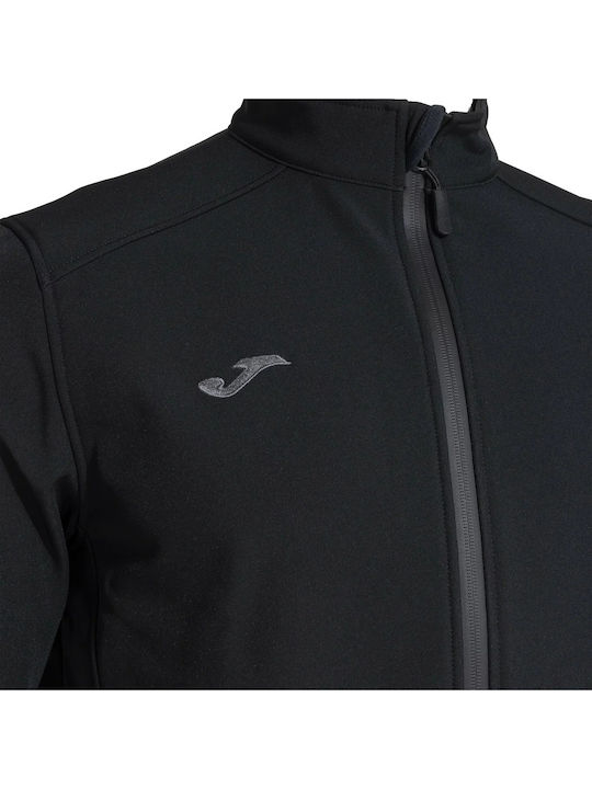 Χειμωνιάτικο Μπουφάν Softshell Αδιάβροχο και Αντιανεμικό Μαύρο