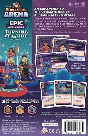 Game Expansion Disney Sorcerer's Arena Epic Alliances Turning the Tide for 2-4 Players 13+ Years Old (EN) The OP