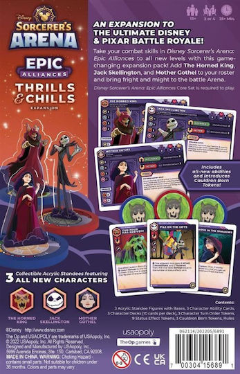 Game Expansion Disney Sorcerer's Arena: Epic Alliances - Thrills & Chills for 2-4 Players 13+ Years Old (EN) The OP