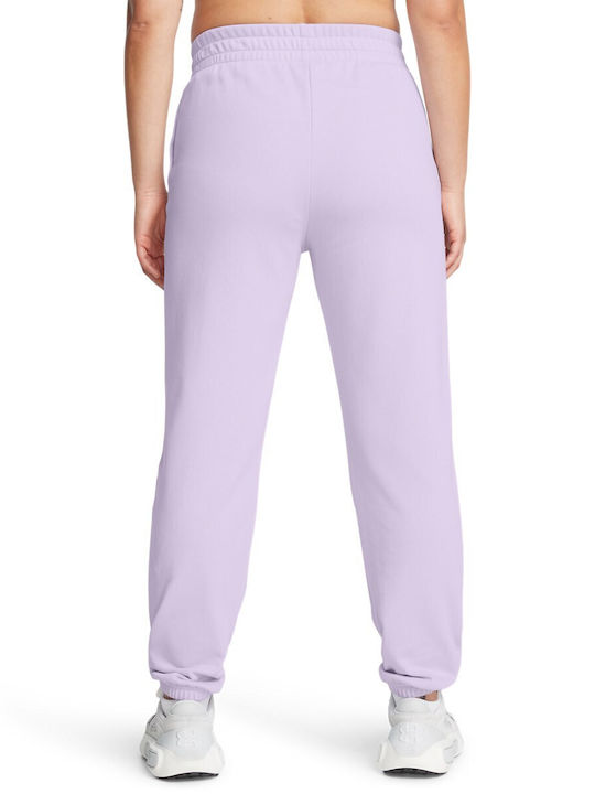 Under Armour Rival Terry Sweatpants Purple