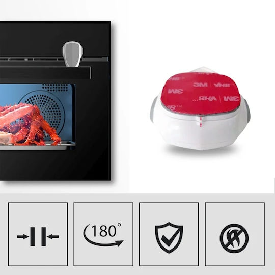 Sipo Oven Safety with Sticker made of Plastic in Black Color 1pcs