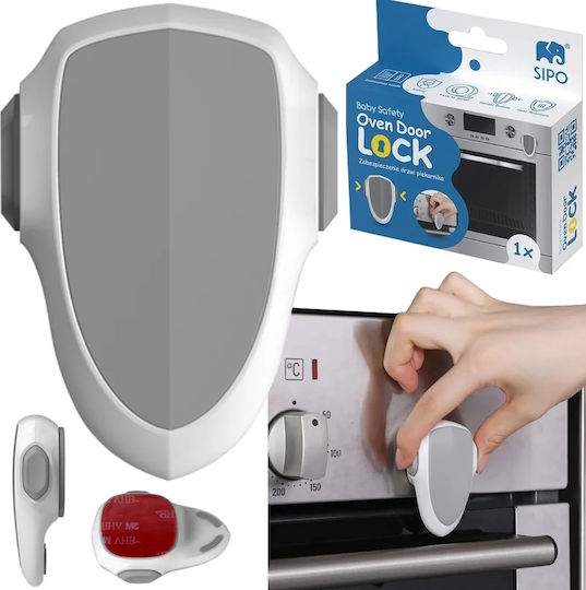 Sipo Oven Safety with Sticker made of Plastic in Black Color 1pcs
