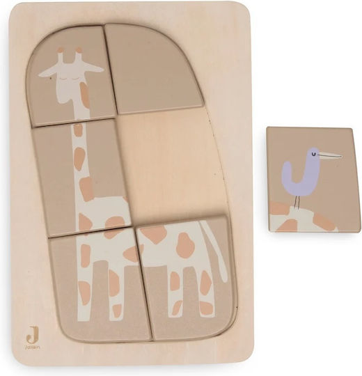 Wooden Kids Puzzle 6pcs Jollein