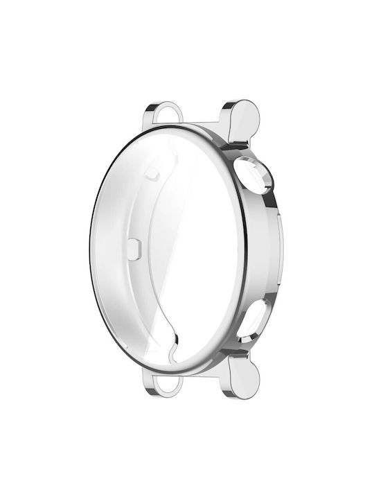 Best Accessories Silicone Case Silver Huawei Watch Gt 4 41mm Best Accessories Silicone Case Silver Huawei Watch Gt 4 41mm