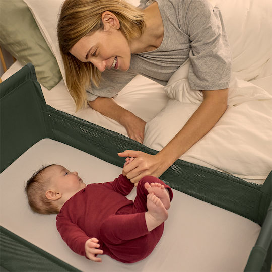 Snuz Cradle Snuzpod Studio with Mattress Green