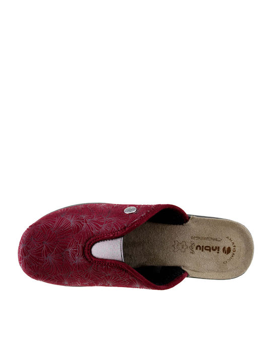 Winter Women's Slippers Burgundy