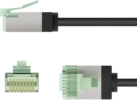 Goobay U/FTP (STP) Netzwerkkabel Ethernet 0.25m Schwarzes